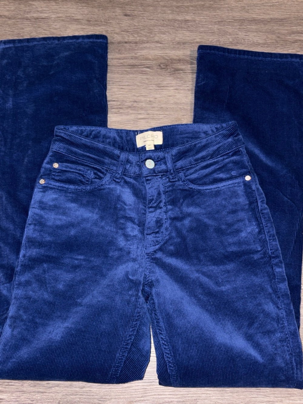 Pilcro Women’s Navy Blue Corduroy Pants